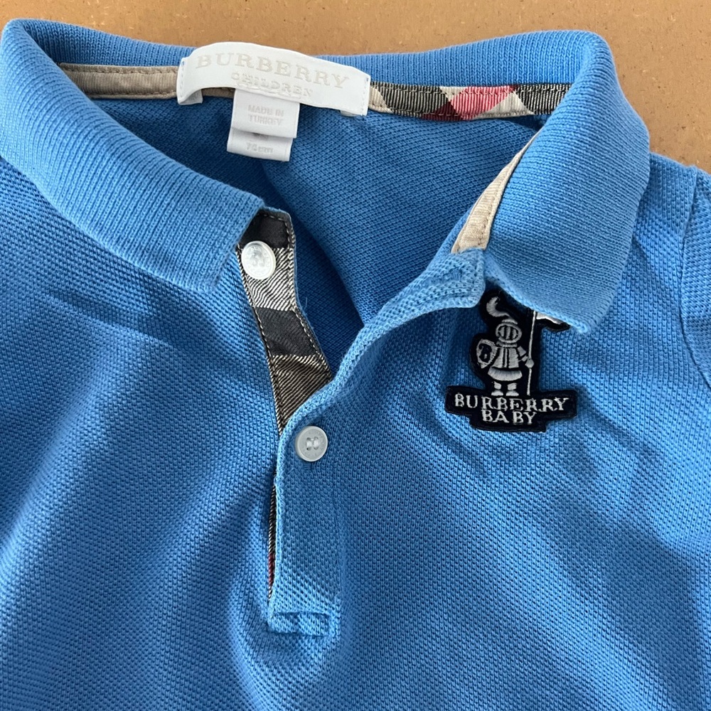Burberry baby polo shirt